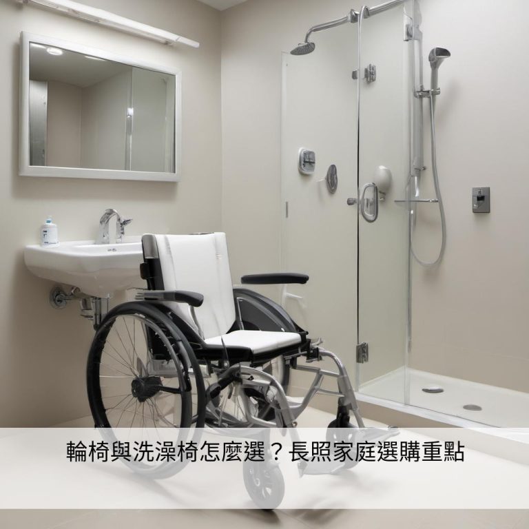 輪椅與洗澡椅怎麼選？長照家庭選購重點